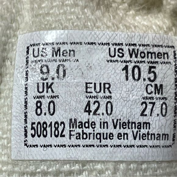 Vans Men's Size 9 Old Skool Red Primary Check Suede Canvas Sneakers Skate Shoes - Picture 8 of 8